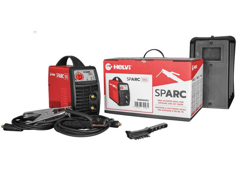 Helvi sparc 186 - Elektroden-Schwei&szlig;ger&auml;t MMA - 160 A - ZUBEH&Ouml;R im Lieferumfang