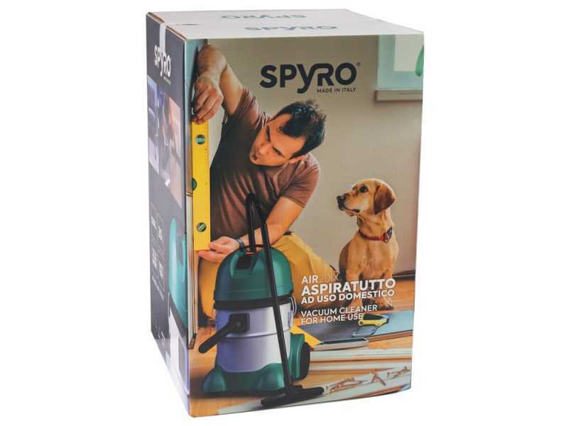 Spyro Wet &amp; Dry 20 INOX- Nass-/Trockensauger - aus Edelstahl - Beh&auml;lter 20 l - 1200W