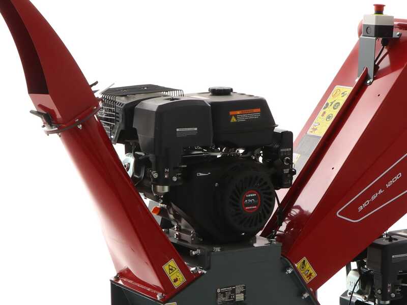 Blue Bird 310-SHL 1200 - H&auml;cksler mit Raupenantrieb und Motorschubkarre  -  Loncin G420F Motor