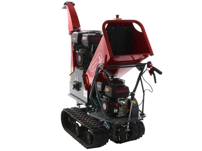 Blue Bird 310-SHL 1200 - H&auml;cksler mit Raupenantrieb und Motorschubkarre  -  Loncin G420F Motor