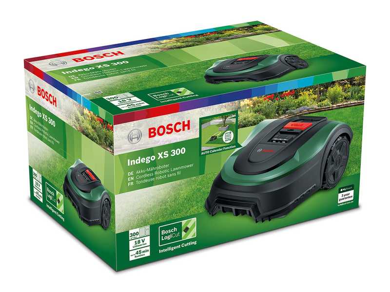 M&auml;hroboter Bosch Indego XS 300  mit Lithium-Akku 18 V