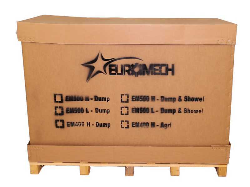 EuroMech EM500H - Raupentransporter - Ausziehbare Mulde - 500 kg Nutzlast