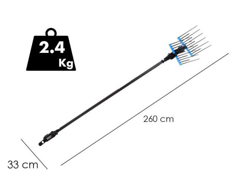 Campagnola Alice STAR ECO - Carbonschaft 200 cm - Elektrischer Olivenr&uuml;ttler