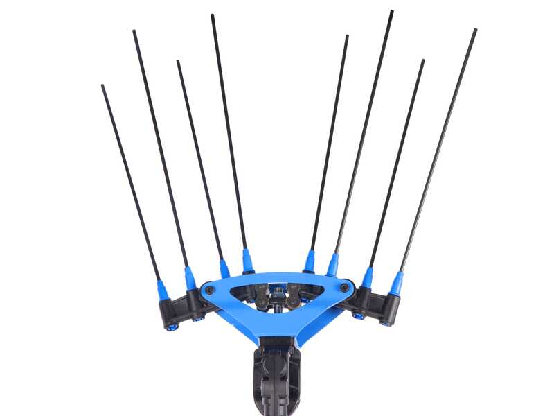 Campagnola Icarus V1 58 - Carbonstange 185-270 cm - Batteriebetriebener Olivenrüttler - Rucksack-Akku enthalten