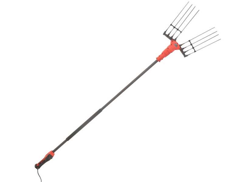 Blue Bird Olimpo 23-56 - Batteriebetriebener Olivenr&uuml;ttler - Batterie mit Rucksack - Feste Stange 240 cm - 50.4V 18Ah