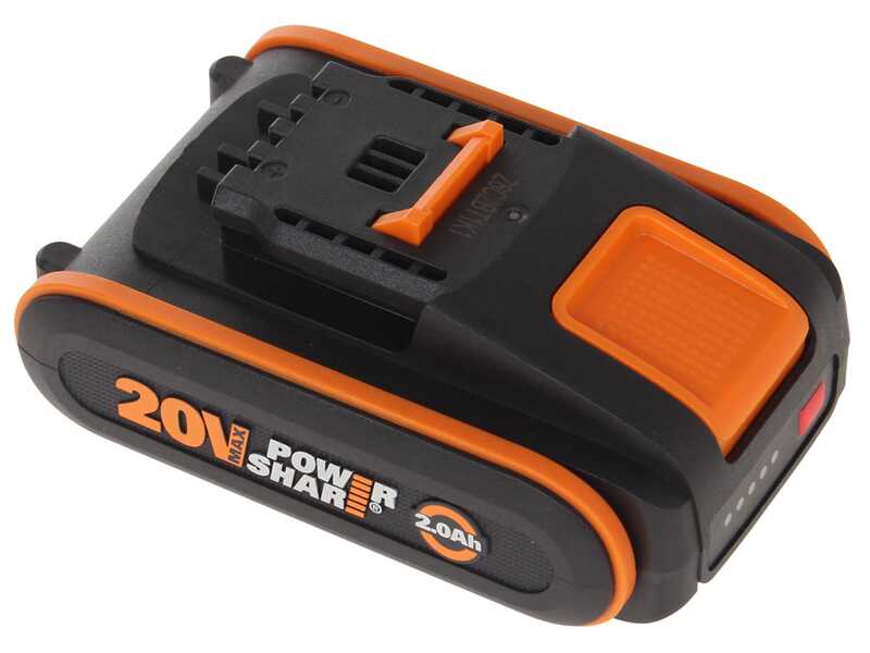 WORX WG384E - Batteriebetriebene Elektros&auml;ge 2x 20V - 2Ah - Schwert 35 cm