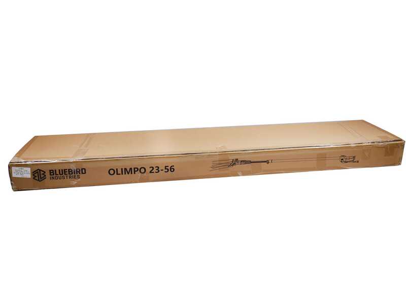 Blue Bird Olimpo 23-56 AT - Batteriebetriebener Olivenr&uuml;ttler - Rucksackbatterie - Teleskopschaft 225 - 310 cm - 50.4V 18Ah