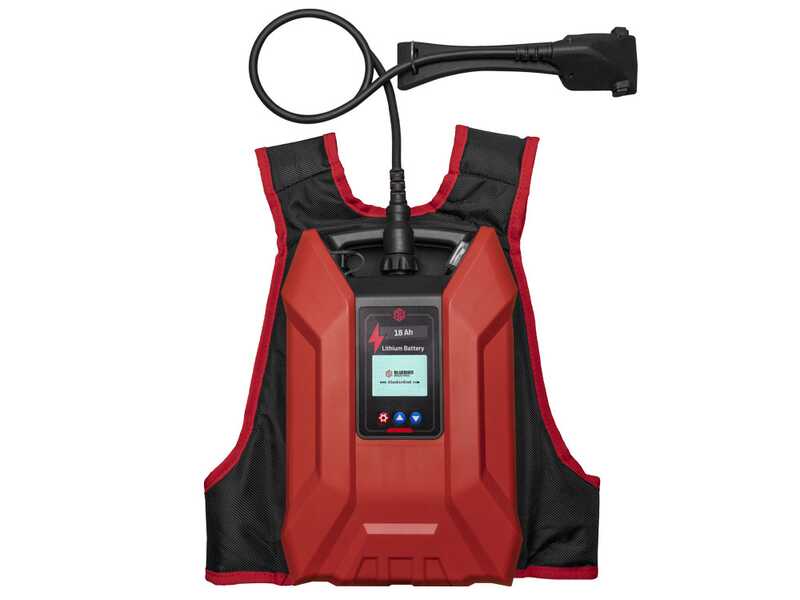 Blue Bird Olimpo 23-56 AT - Batteriebetriebener Olivenr&uuml;ttler - Rucksackbatterie - Teleskopschaft 225 - 310 cm - 50.4V 18Ah