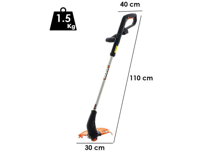 WORX twin pack WG927E - Akku-Rasenm&auml;her / Rasentrimmer - 40V - 2x 2Ah