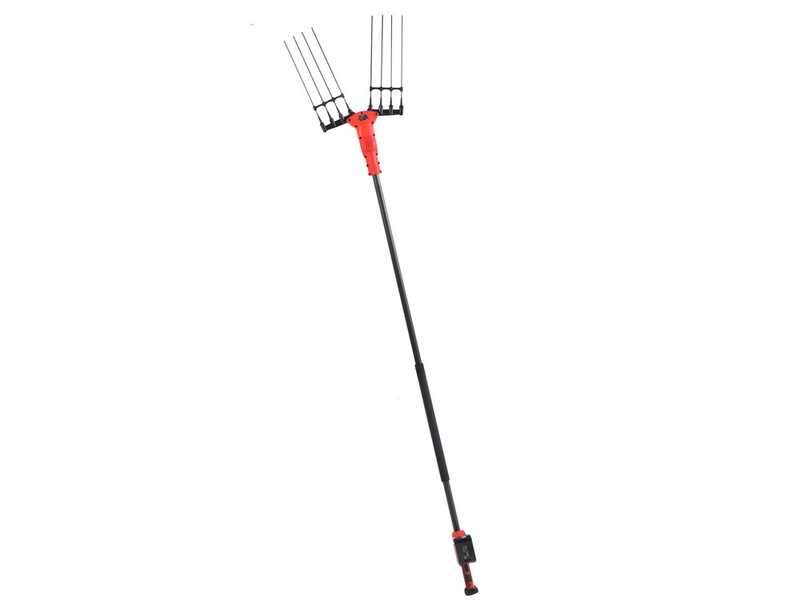 Blue Bird Olimpo 23-56 - Batteriebetriebener Olivenr&uuml;ttler - Feste Stange 240 cm - 21V 5Ah