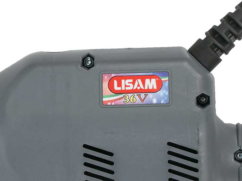 Lisam Swing 36V - Elektrischer Olivenr&uuml;ttler mit Batterie - Mit 8 + 8 Carbonzinken - Teleskopstange - 220-300 cm