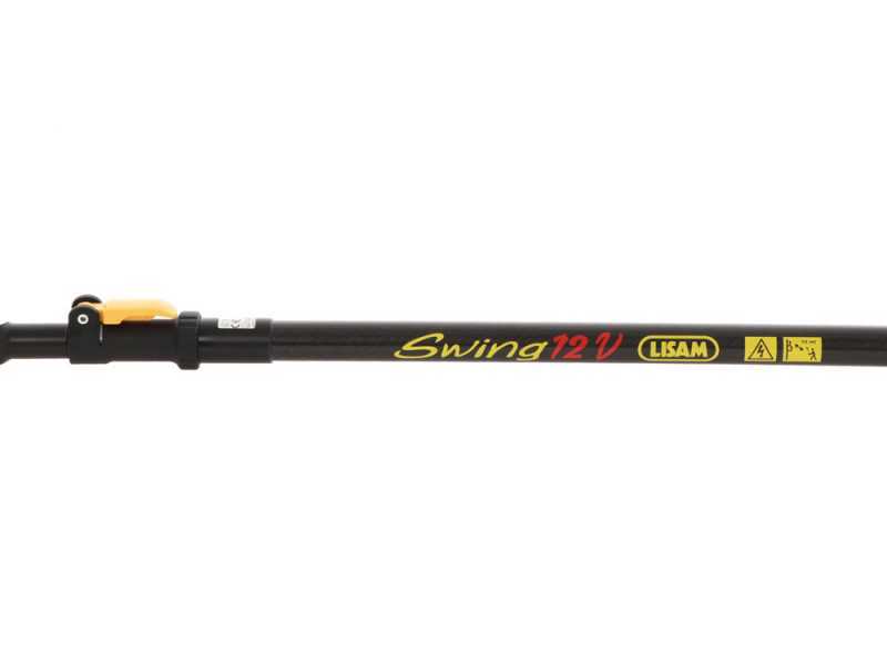 Lisam Swing 36V - Elektrischer Olivenr&uuml;ttler mit Batterie - Mit 8 + 8 Carbonzinken - Teleskopstange
