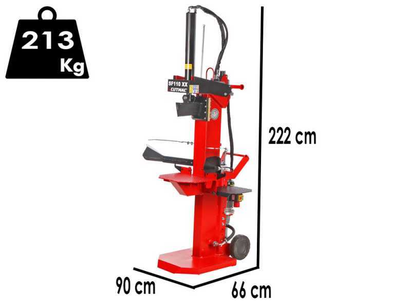 Docma SF110 Rapid 380/4 XX - Elektrischer Holzspalter - stehend - 400V