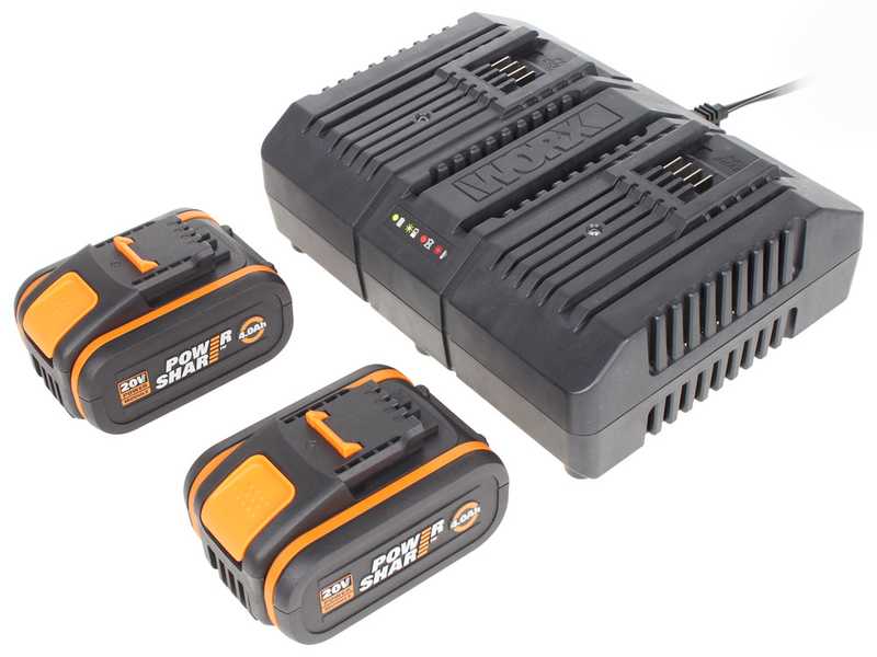 Worx Nitro WG471E - Akku-Schneefr&auml;se -  40V - 2x 4Ah