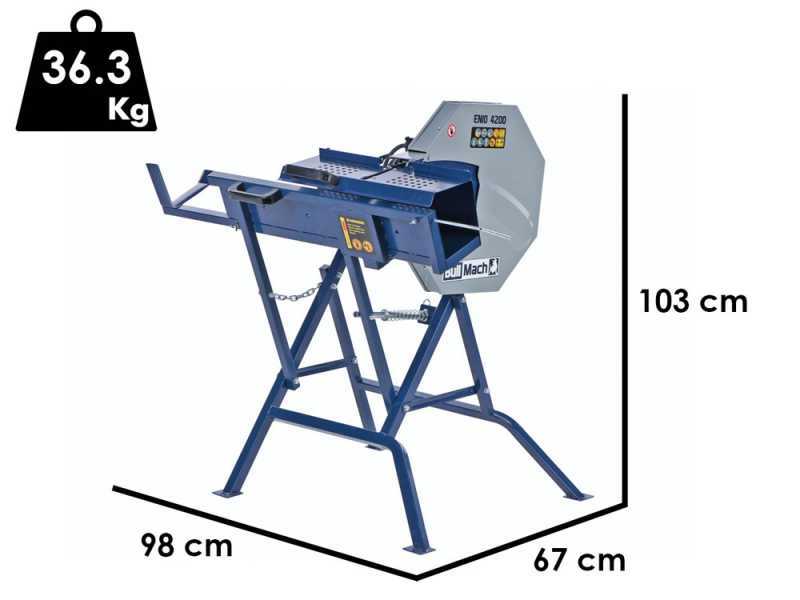 BullMach ENIO 4200 - Wipps&auml;ge-Kreiss&auml;ge - 230V
