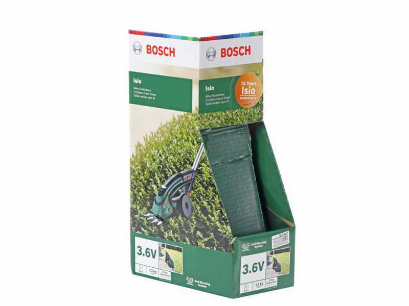 Bosch Isio - Akku-Grasschere mit Schaft - 3.6V 1.5Ah