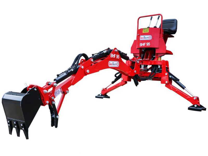 GeoTech Pro BHF 95 - Heckbagger f&uuml;r Traktor - fest