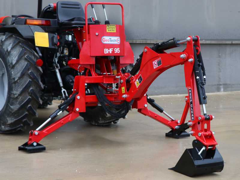 GeoTech Pro BHF 95 - Heckbagger f&uuml;r Traktor - fest