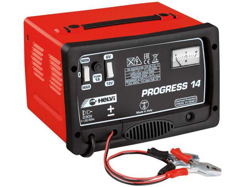 Helvi Progress 14 - Ladeger&auml;t f&uuml;r Nassbatterien  6/12V - 230 V