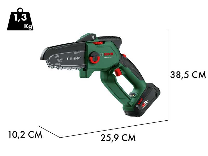 Bosch EasyChain 18V-15-7 - Manuelle Akku-Asts&auml;ge - 18V - 2,5Ah