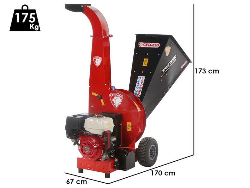 Ceccato Tritone BIG - H&auml;cksler - Honda Motor GX 390