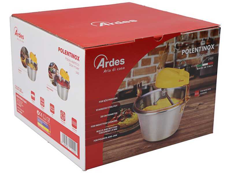 Ardes AR2481 POLENTINOX - Elektrischer Polenta-R&uuml;hrtopf - 3,5 l - 15W