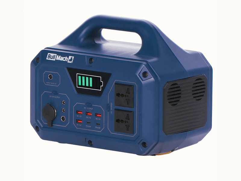 BullMach Elektron 500 - Tragbare Powerstation - 500W/499.5Wh 3.7V
