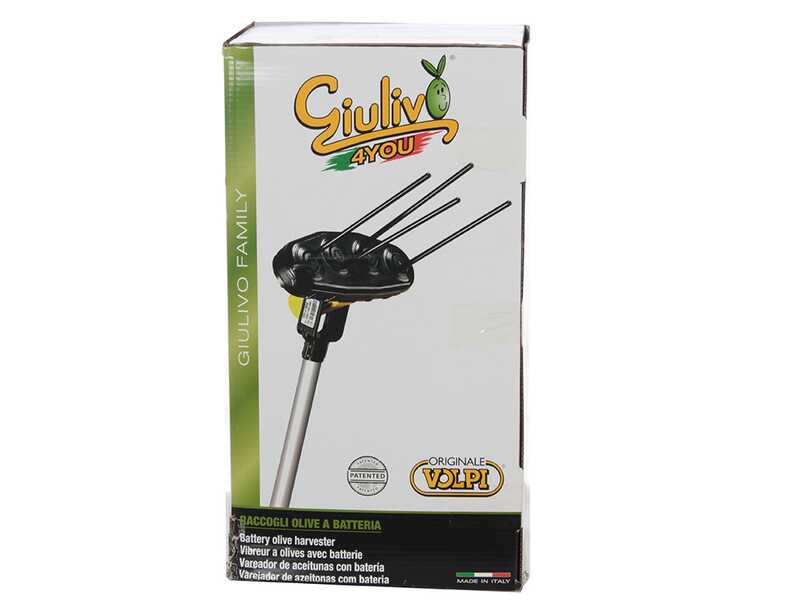 Batteriebetriebener Olivenr&uuml;ttler Volpi Giulivo 4YOU 706 - 240cm - Olivensch&uuml;ttler mit festem Schaft