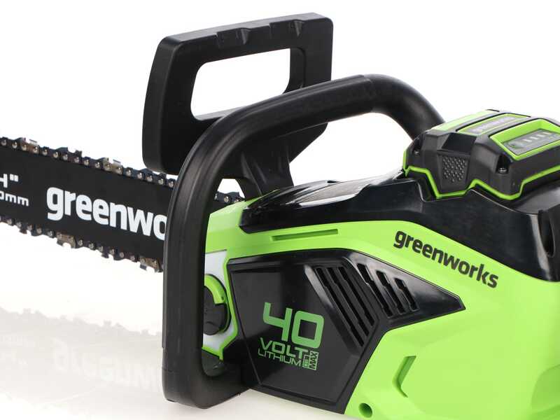 Greenworks GD40CS15K4 - Akku-Astkettens&auml;ge - Schwert 35 cm - 40V 4Ah