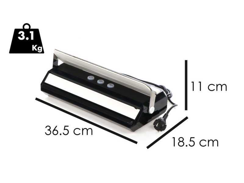 TreSpade Takaje Schwarzes Vakuumierger&auml;t - Schwei&szlig;leiste 33 cm