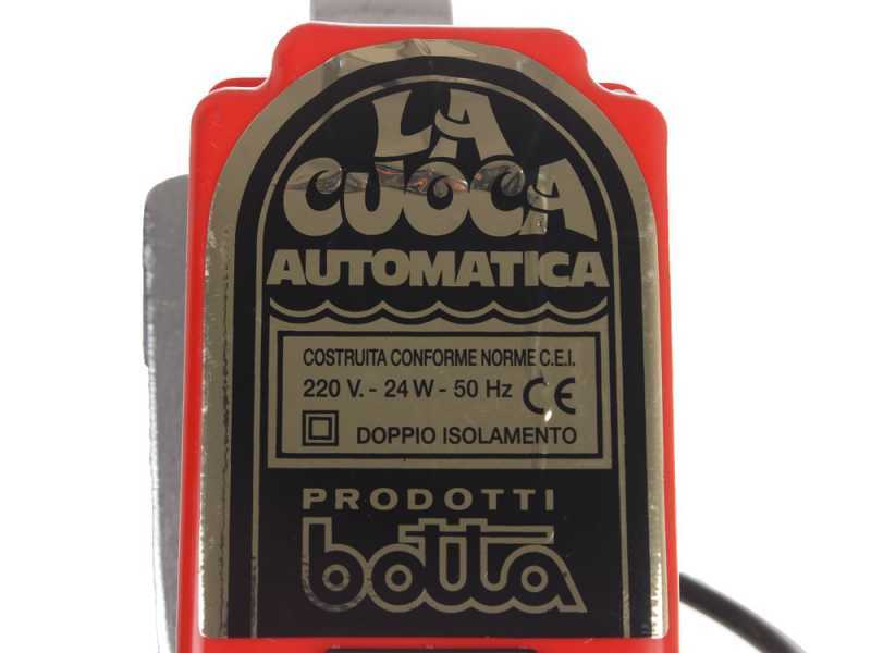 NuovaFac Cuoca Automatica - Elektrischer Induktions-R&uuml;hrtopf aus geh&auml;mmertem Kupfer - 9l - 24W