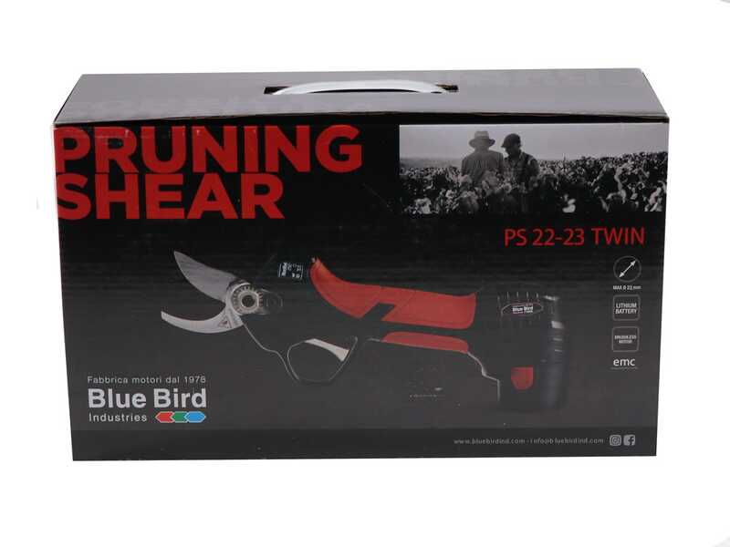 Blue Bird PS 22-23 Twin - Akku-Baumschere - 2x 8.4V 2Ah - Schnittdurchmesser max. 23 mm