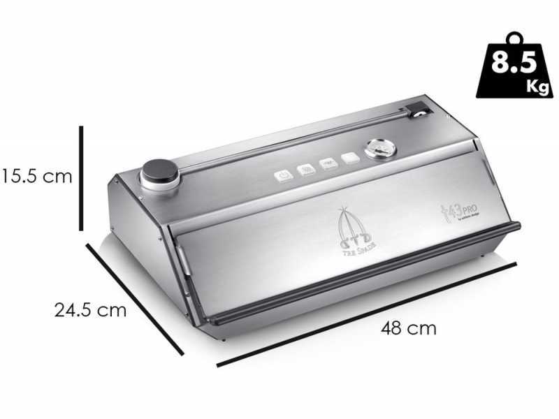 Tre Spade T-43 PRO - Professionelles Vakuumierger&auml;t - Schwei&szlig;leiste 43 cm 