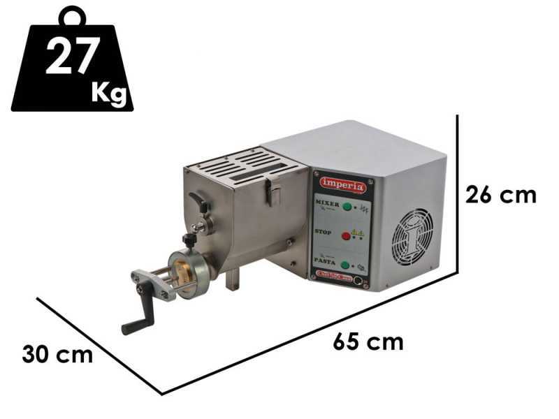 Imperia Chef In Casa - Professionelle 2-in-1 Nudelmaschine - zum Kneten und Extrudieren