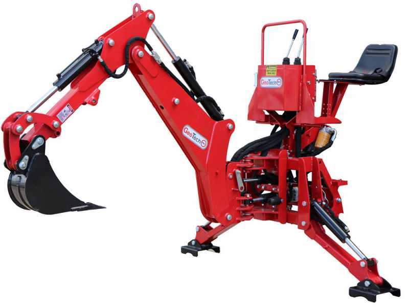 GeoTech Pro BHF 225 - Heckbagger f&uuml;r Traktor - fest