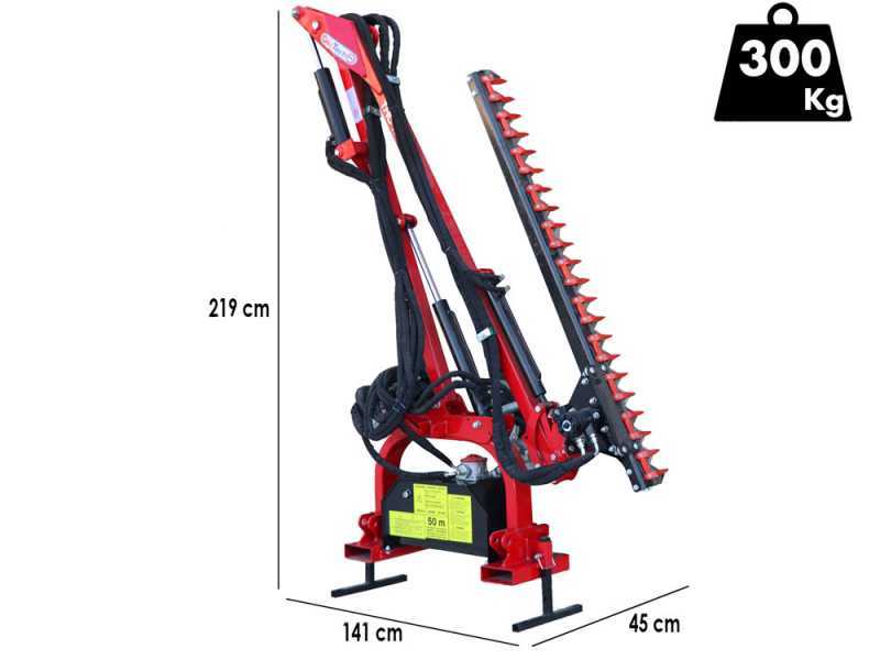 GeoTechpro THC 160 Heckenschneider Ausleger für Traktor im Angebot