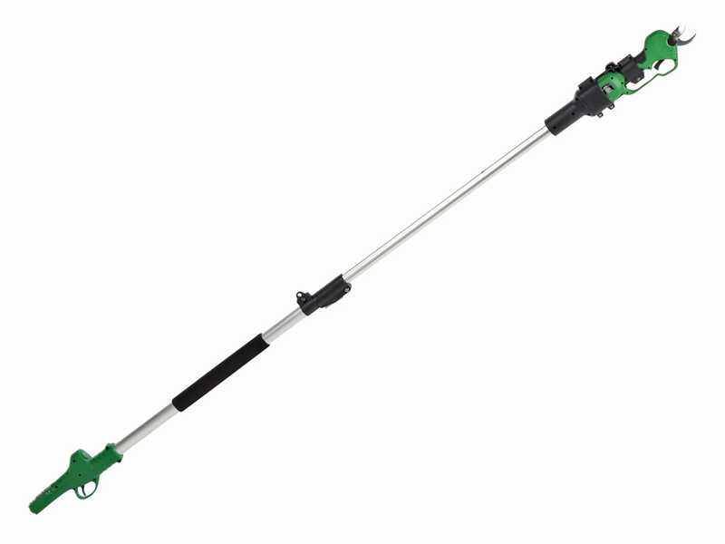GreenBay TopCut 28 - Akku-Baumschere - 2x 16.8V 2Ah - 150/210 cm - Schnittdurchmesser max. 28 mm