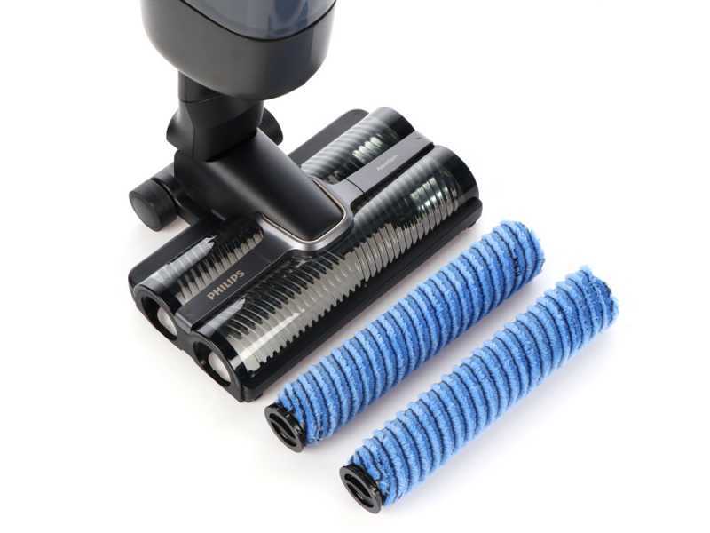 Philips AquaTrio 7000 XW7110/01 - Nass-/ Trockensauger kabellos 3 in 1: Wischen, Abziehen und Saugen 