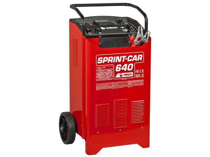 Helvi sprint CAR 640 - Akkuladeger&auml;t und Starter auf R&auml;der - 12/24 V