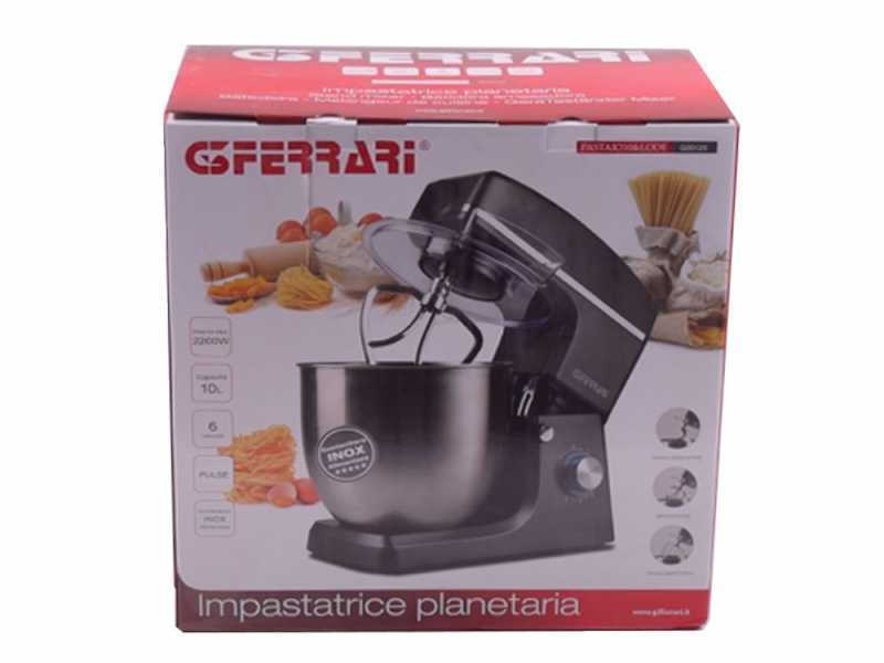 G3 FERRARI Pastaio gourmet - K&uuml;chenmaschine mit Planetenr&uuml;hrwerk - 1500 Watt Leistung