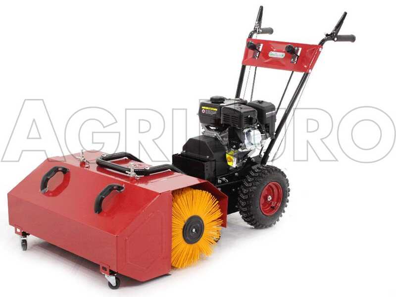 Benzin Kehrmaschine- Mehrzweckger&auml;t - GeoTech SS 680 WEL EVO - Breite 80 cm - E-Starter