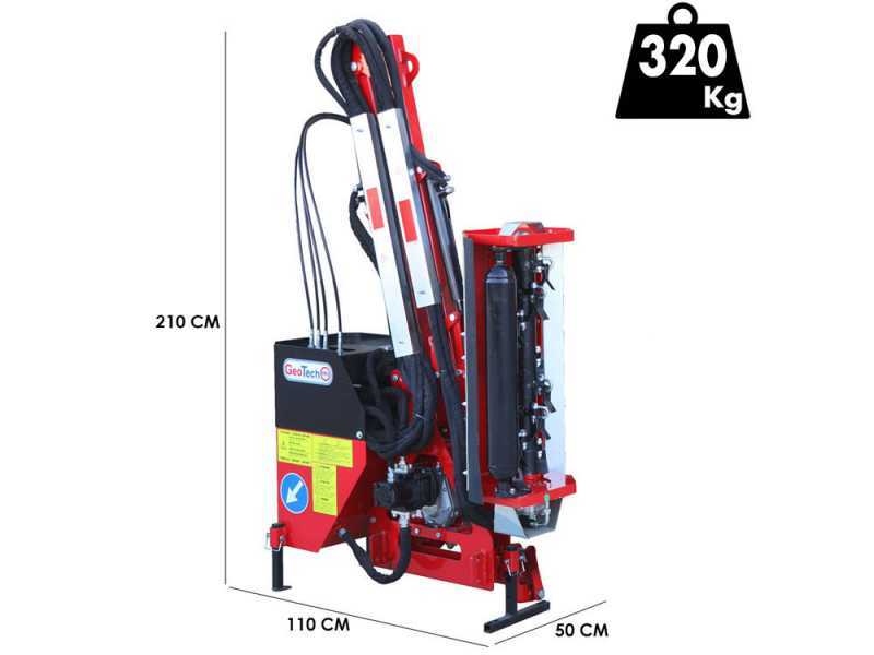 GeoTech-Pro HRM 100 - Freischneider-Ausleger f&uuml;r Traktor