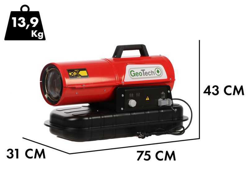 GeoTech DH 2000 - Diesel Heizger&auml;t - direkte Heizung
