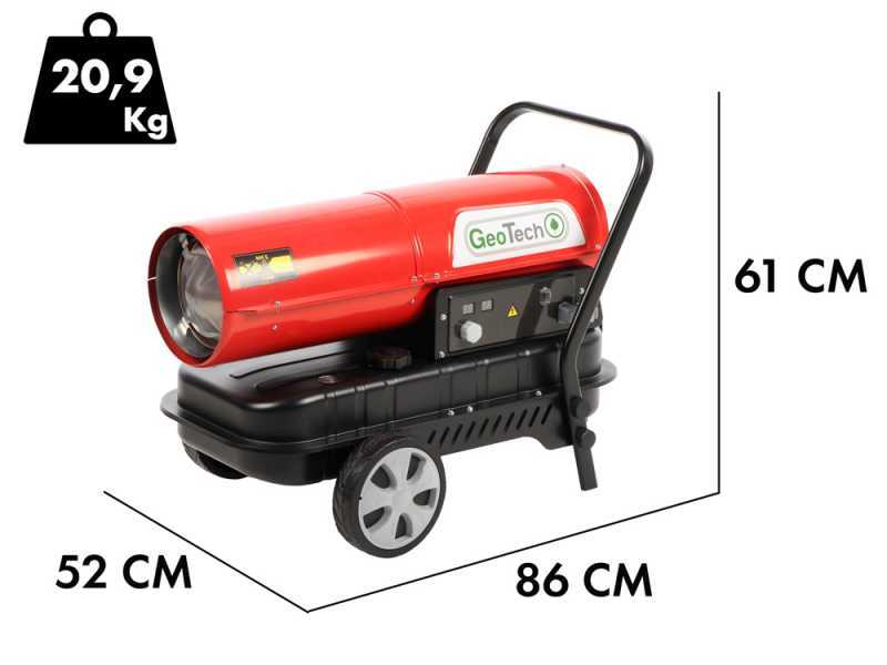 GeoTech DH 3000 - Diesel-Heizger&auml;t - direkte Verbrennung