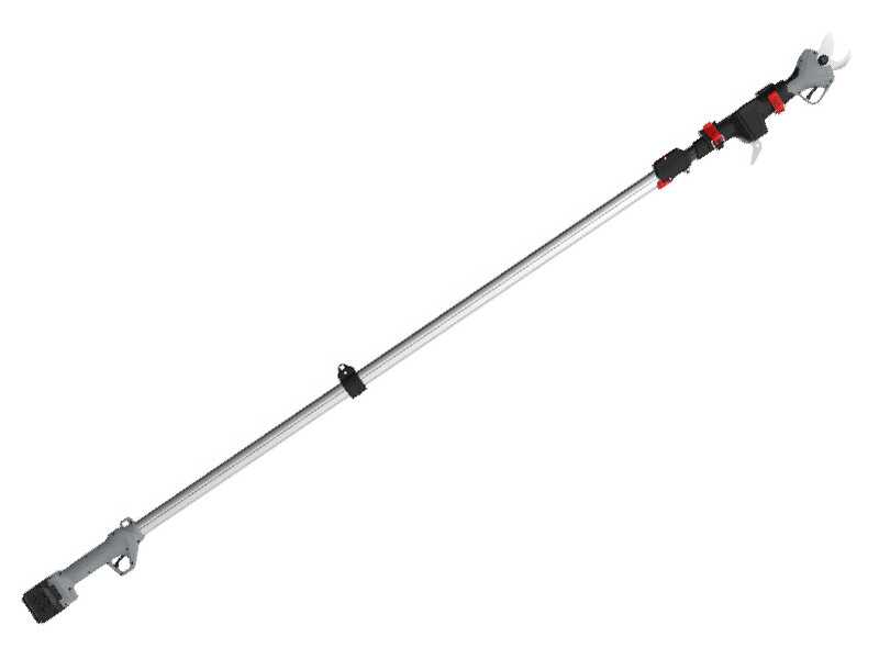 Volpi KV390 - Akku-Baumschere - 2x 21.6V 2.5Ah + Verl&auml;ngerungsschaft