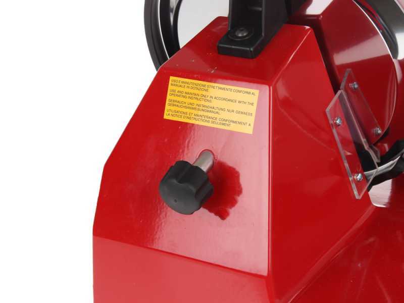 Celme ALFA 220 rot - Aufschnittmaschine mit Stahlklinge 220 mm