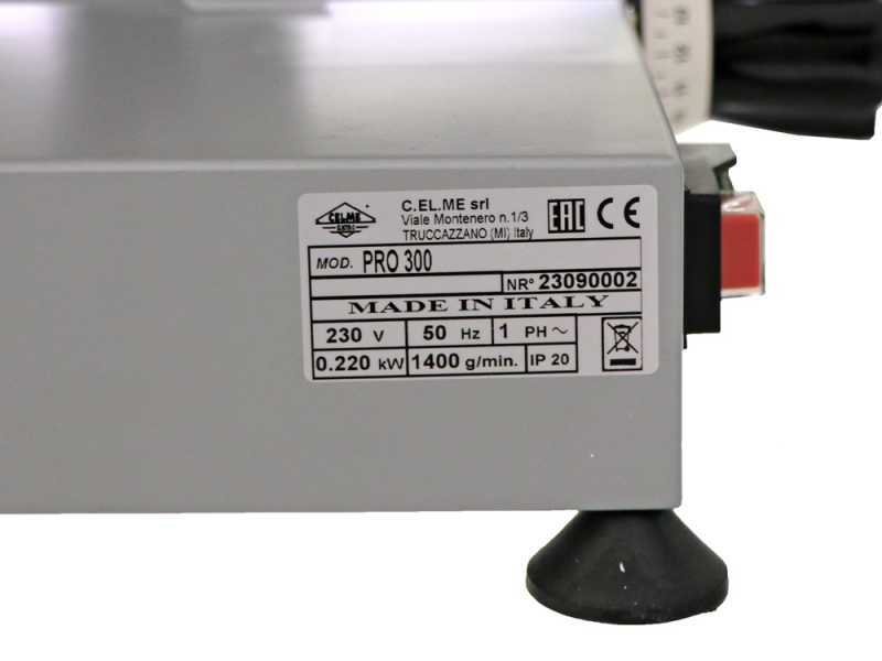 Celme PRO 300 - Profi-Aufschnittmaschine - Messer 300 mm