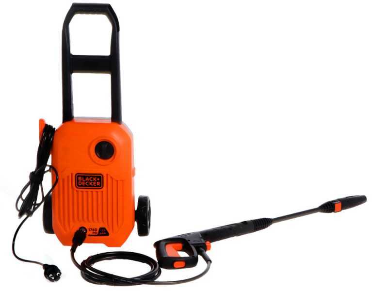 Black &amp; Decker BEPW1650-QS - Elektrischer Kaltwasser-Hochdruckreiniger - max. 120 bar