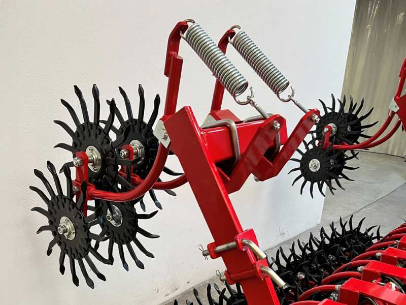 Ceccato Rotorhacke 15E - 15 Federelemente + Stern