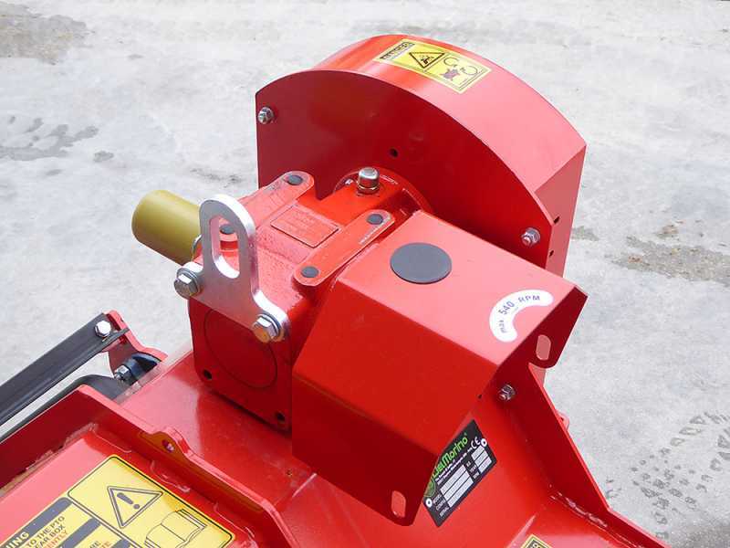 Seitlicher B&ouml;schungsmulcher mit Arm f&uuml;r Traktor, mittel-leichte Baureihe, AgriEuro CE SPECIAL 138 M - f&uuml;r linksdrehende Zapfwelle (gegen Uhrzeigersinn)